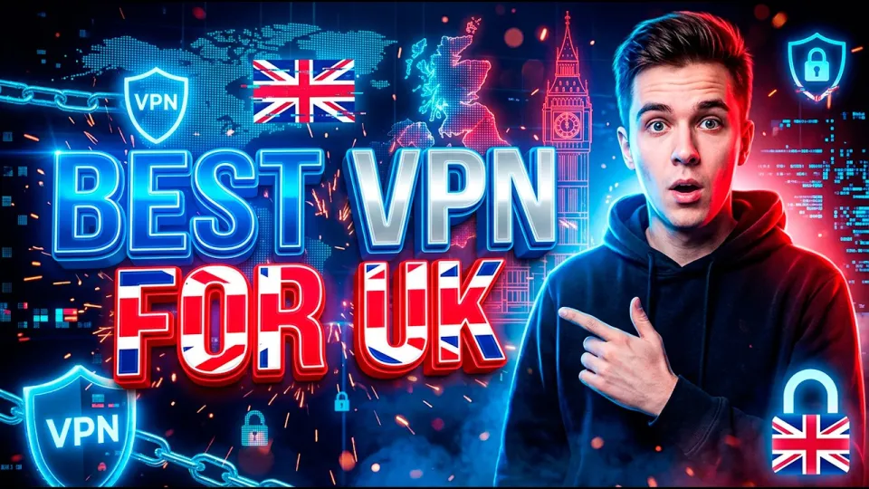 BEST VPN FOR UK 🇬🇧 Fast & reliable, 40+ servers
